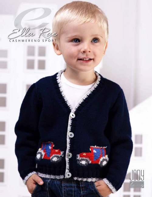 Leaflet - Ella Rae Theo Tractor Cardigan- ER1140-03