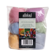 Ashford Corriedale Sliver Pack 7  Colour Pastels - 100gm CSPPA