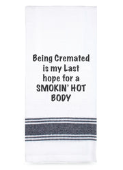 Being cremated