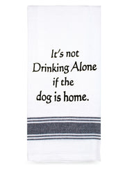 It's not drinking alone