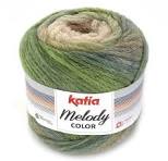 Katia Melody Colour 305 - Green, beige mix