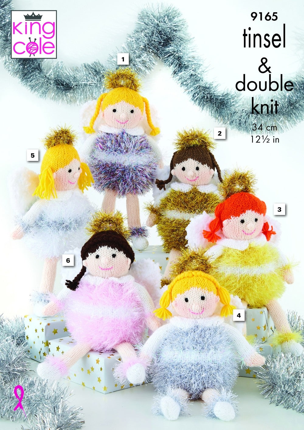 Leaflet 9165 - King Cole Tinsel & DK