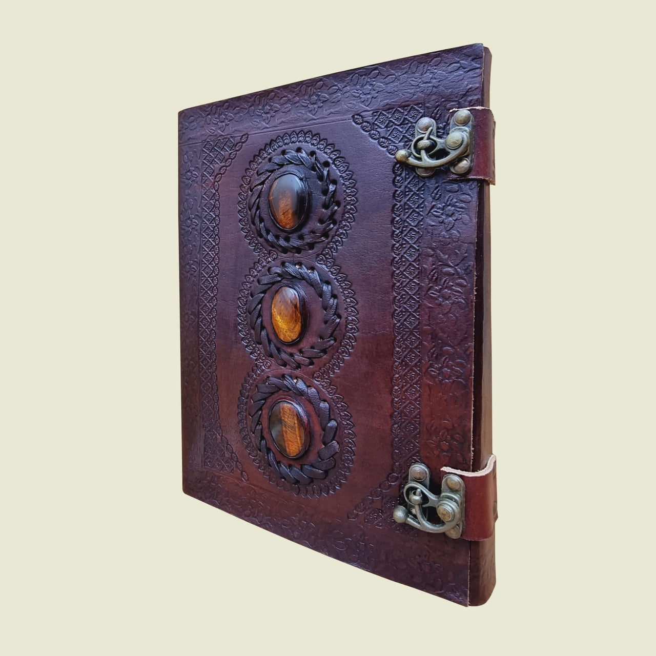 Leather Journal - Large - Tigers Eye