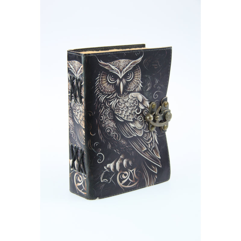 Leather Journal Owl JOUOWL57 (Brown)