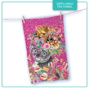 Lisa Pollock - Tea Towel Oz Foodie Koala - TT19