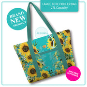 Lisa Pollock Large Tote Cooler Bag - Bee Sunny - LTC05