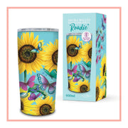 Lisa Pollock Roadie Travel Mug - Sunny Butterflies SSRM29