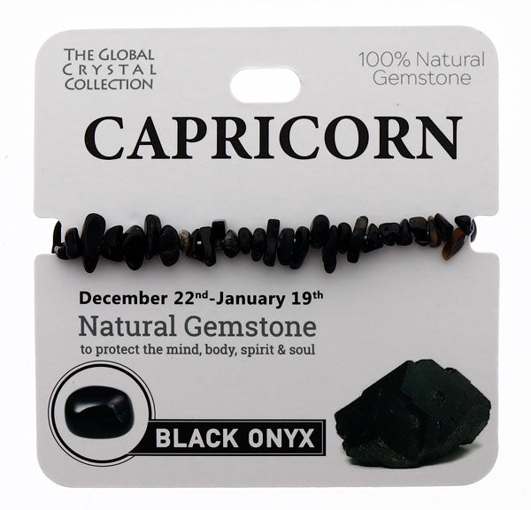 Natural Gemstones Bracelet - Capricorn MBS029