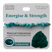 Natural Gemstones Bracelet - Energise & Strength MBS071