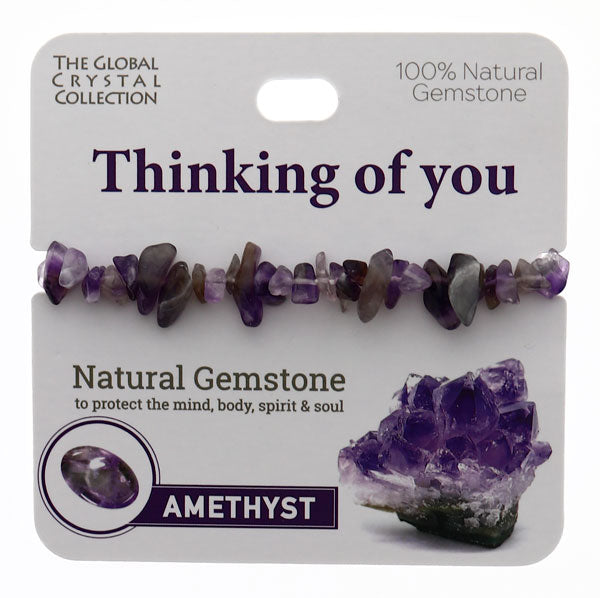 Natural Gemstones Bracelet - Thinking of You MBS101