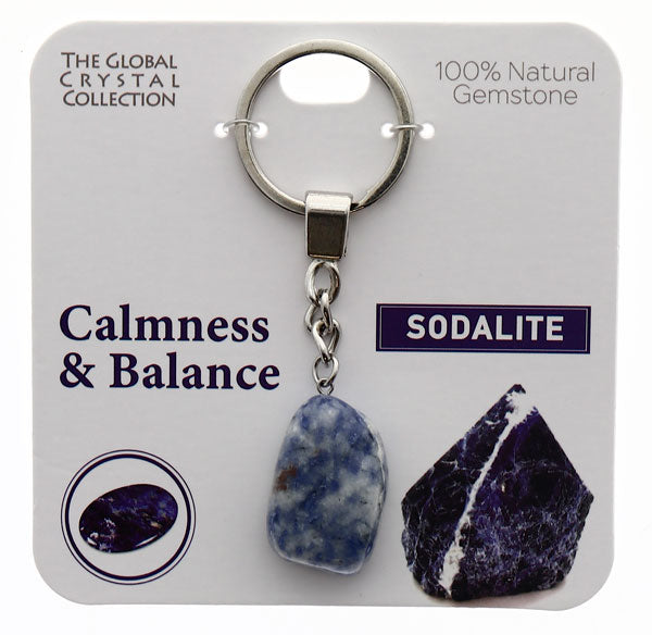 Natural Gemstones Keyring - Calmness & Balance MBS066