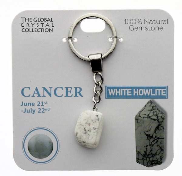 Natural Gemstones Keyring - Cancer MBS012