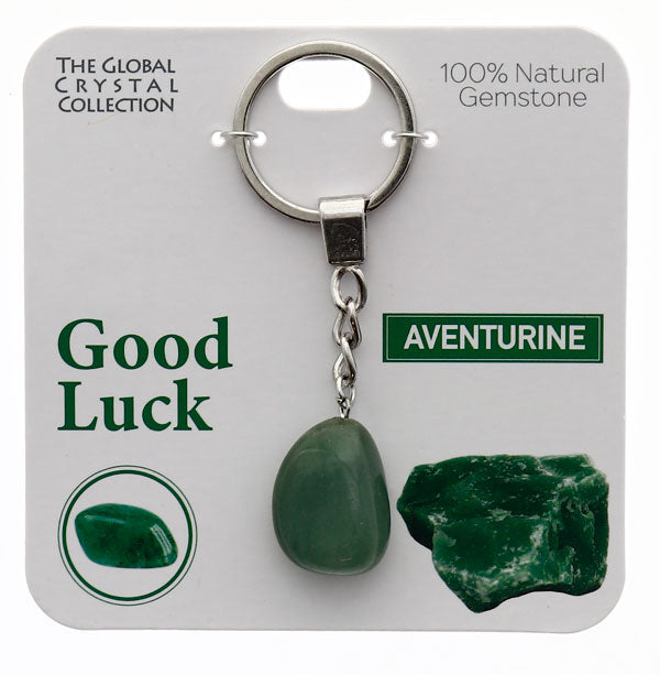 Natural Gemstones Keyring - Good Luck MBS081