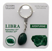 Natural Gemstones Keyring - Libra MBS021