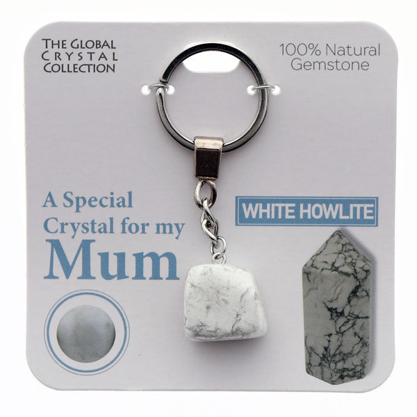 Natural Gemstones Keyring - Mum MBS087