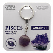 Natural Gemstones Keyring - Pisces MBS036