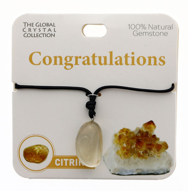 Natural Gemstones Necklace - Congratulations MBS082