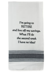 Retire and live off savings